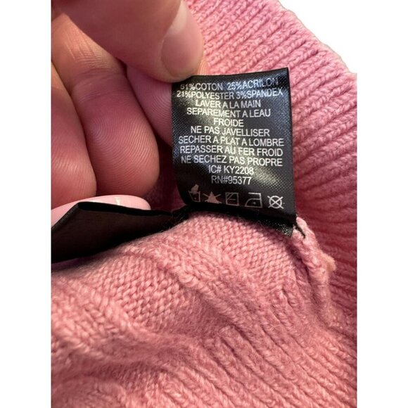 Santuary NWT Women Size S Pink Ribbed Button Long Sleeve Knit‎ Sweater Cardigan - Picture 10 of 12